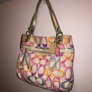 COACH poppy graffiti